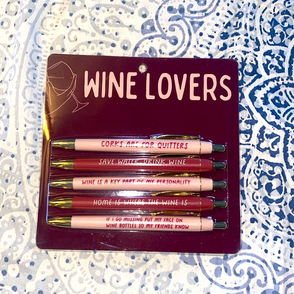 Wine Lovers funny pens